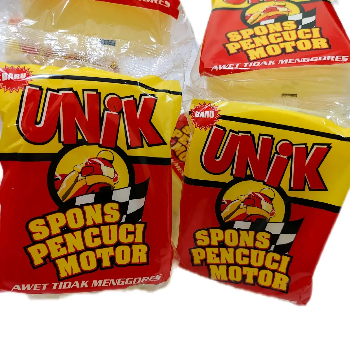 Spon Cuci Motor/Mobil Unik 6 PCS Power Shop - Bahan Lembut dan Tidak Menggores - Car