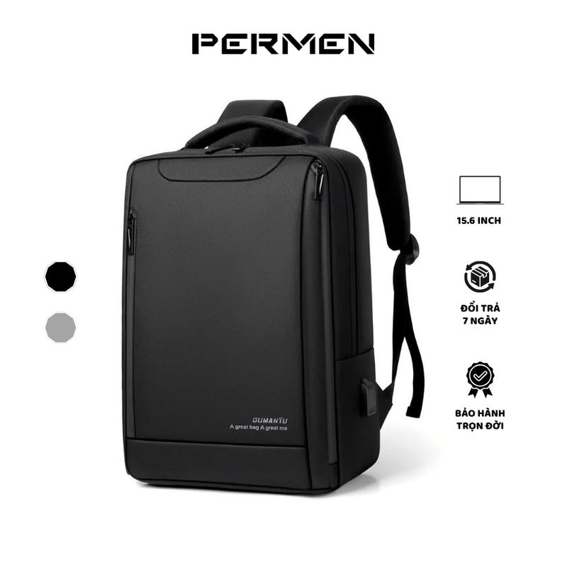 Balo Đựng Laptop, Balo Văn Phòng, Balo Công Sở 15.6 inch Chống Sốc, Nhiều ngăn, Có cổng sạc USB, Chống Nước Cao Cấp