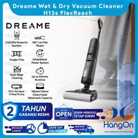 Gambar Dreame H13 Pro / H13 FlexReach / H13s Flex Reach Wet and Dry Cordless Vacuum Cleaner Pel Vakum Lantai 90°C Hot-Air Drying  Dual Edge Cleaning | GlideWheel Vakum Kering Basah Pembersih Lantai 18kPa / 21kPa Penyedot Debu Sapu Pel - H13 FlexReach  dari HangOn Official Store Kota Administrasi Jakarta Timur 1 Tokopedia