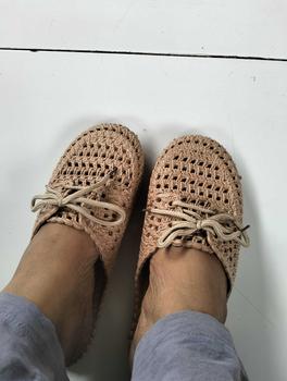 Product Review of [YESPLUS] PY132 Sandal Selop Wanita Flat Jelly Import Fashion Model Tali Rajut Terbaru from A**a 1