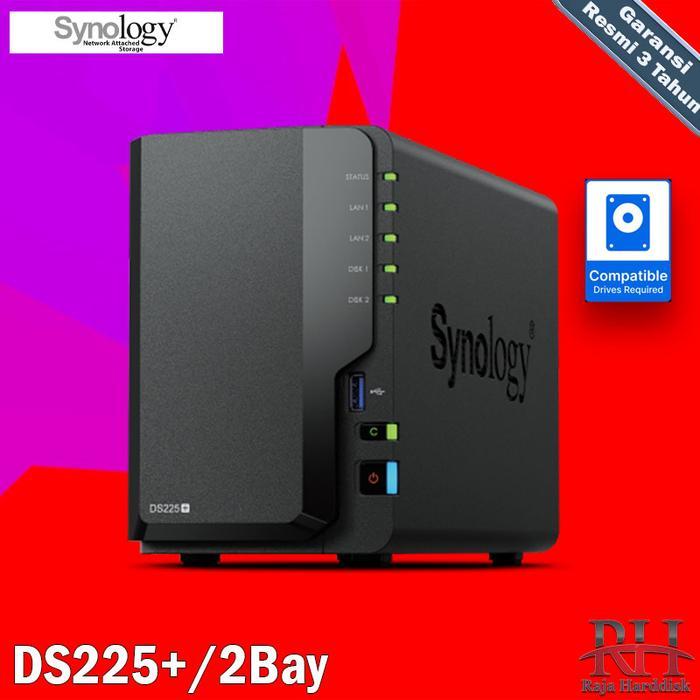 Promo Synology DS225+ DiskStation 2-BAY NAS Server Storage Cloud DS 225 ...