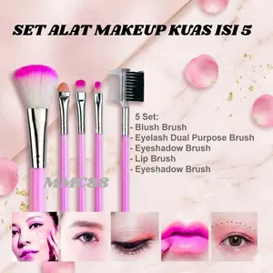 SET ALAT MAKEUP KUAS ISI 5