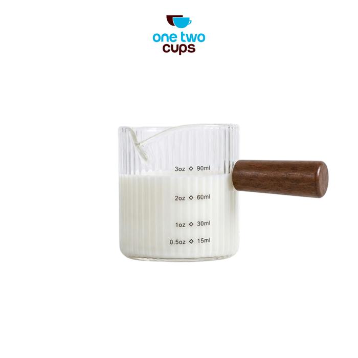 Gambar One Two Cups Gelas Takar Kopi Espresso Measuring Cup Double Spout 90ml - KS65 dari One Two Cups Official Store Kota Administrasi Jakarta Barat Tokopedia