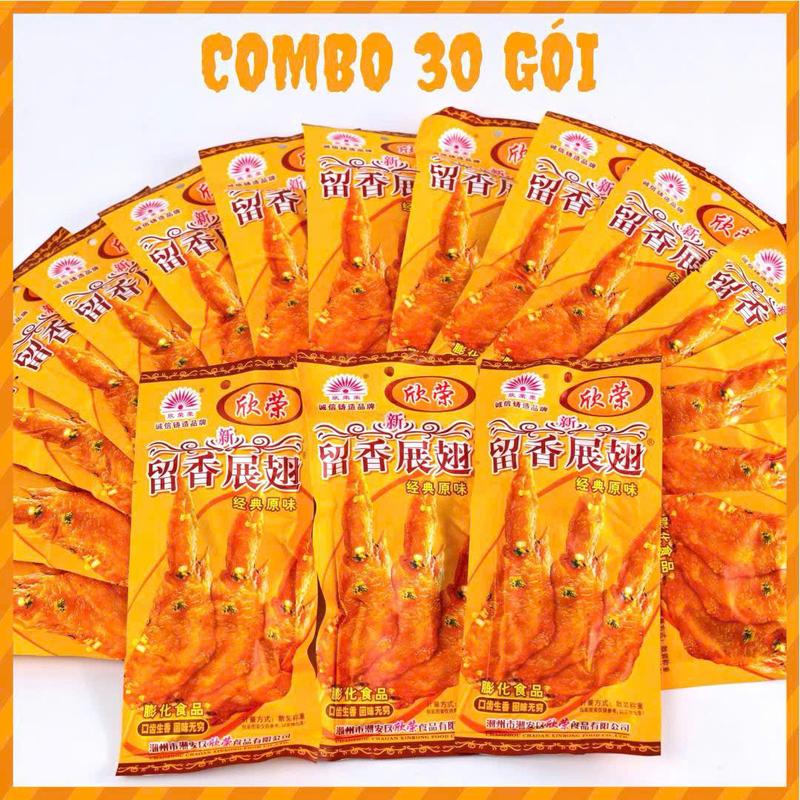 Combo 30 Cánh gà thơm ngon đậm vị - Đồ Ăn Vặt Cay Cay Food