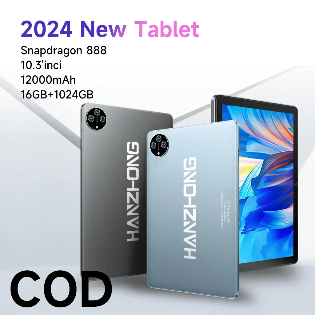 2024 Han.Z MatePad 5G Tablet H13. 10.3 inci baru[16GB+1TB] Pengalaman profesional seperti PC |Tampilan layar penuh warna asli OLED 120Hz l ultra-tipis | ultra-portabel Wifi
