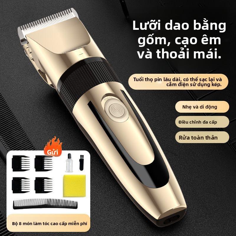 Máy cắt tóc và cạo râu điện đa năng sản xuất tại Đức, dùng trong gia đình, bền…