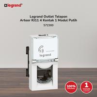 Gambar Legrand Outlet Telepon Arteor RJ11 4 Kontak 1 Modul Putih - 572300 dari LegrandPowerSolution.id Kota Administrasi Jakarta Barat 1 Tokopedia