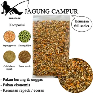 Jagung campur untuk pakan burung, ayam Bangkok Petelur Pedaging Kampung Aduan Broiler dan unggas lainnya