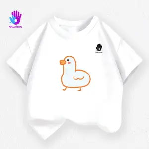 Nalaran Kaos Anak Gambar Bebek samblon DFT Tema Crayon Design Unik & Menarik untuk Kenyamanan Anak