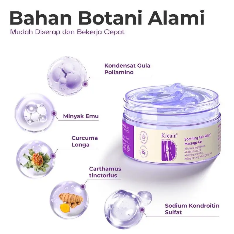 Kreain  Krim Kolagen Sendi, Menenangkan Nyeri Tulang Sendi, Krim Perbaikan Koreksi Deformasi 3