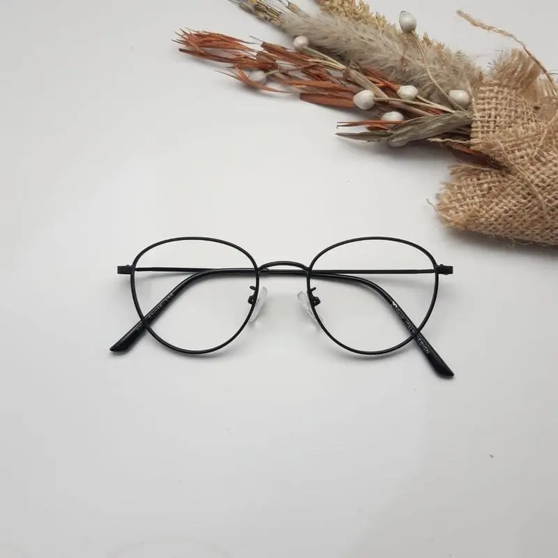 kacamata titanium mini untuk muka kecil minus cylinder normal / pusat anti radiasi 2733 2