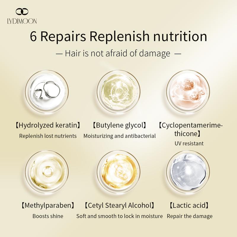 Product Introduction of Keratin Hair Mask Hair Care Smooth Moisturizing Dry Repair 500g*1 Bottle  Haircare 4