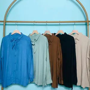 Ladies'za Tia blouse - Atasan wanita best seller simpel Blouses & Shirts casual Yellow