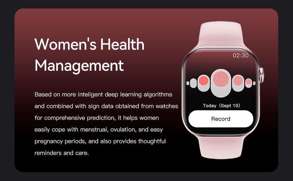 KIRO Watch S11 Pro Wireless charging Smart WATCH S11 Pro for iPhone Watch Smartwatch Olahraga dengan Layar HD 2.08" IP67 Waterproof Bluetooth Android iOS Anti-Carsickness 1000+ Faces