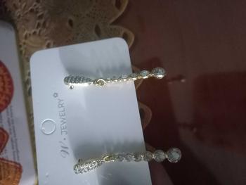 Product Review of JAJEWELRY • Violette Earrings Anting Tusuk #33  Anting Wanita Anting Fashion Cantik Anting Hijab Anting Wisuda Anting Korean Style Anting Ringan Elegan8 from A**y 0