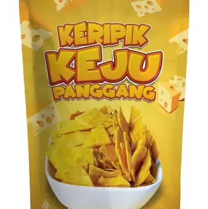 cemilan keripik keju panggang rasa pedes level sedang 60 gram