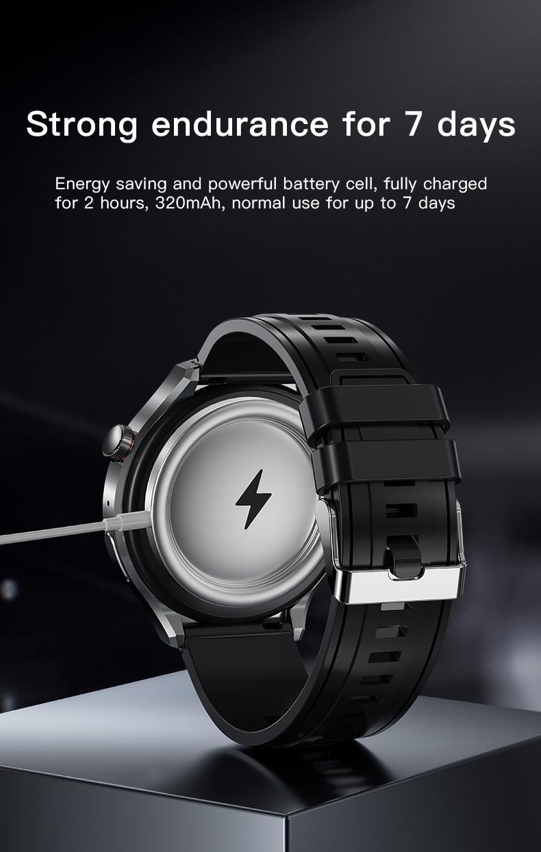 F10 Smartwatch G8 Smartwatch 1.46 Inch Full HD IPS LCD Screen Sport Watch IPX67 Waterproof Bluetooth Call 320mAh Battery Wireless Charging Fashion Smart Watch for Men Women