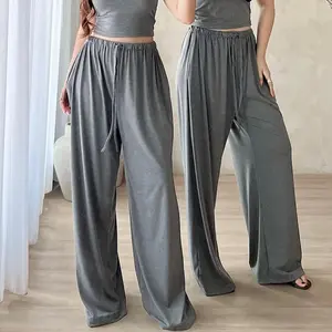Georgios Women | Valie Loose Pants | Celana Panjang Wanita Kekinian Casual Cewek Kulot Hitam Dewasa Loose Highwaist Bawahan Katun Santai Formal Putih Variasi Cantik