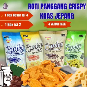 COD (Halal) Roti panggang crispy Jepang/roti panggang Krispi/rasa coklat/keju/rumput laut/susu/sarapan anak/camilan/promo murah/renyah gurih/siap makan/kemasan praktis/cocok untuk bekal/tahan lama/kualitas premium