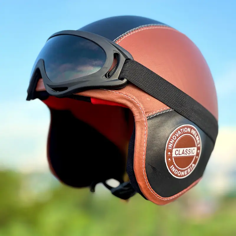 Helm PORORO ANAK Kacamata Usia 2-6 tahun SNI Motorcycle helm  pororo 4