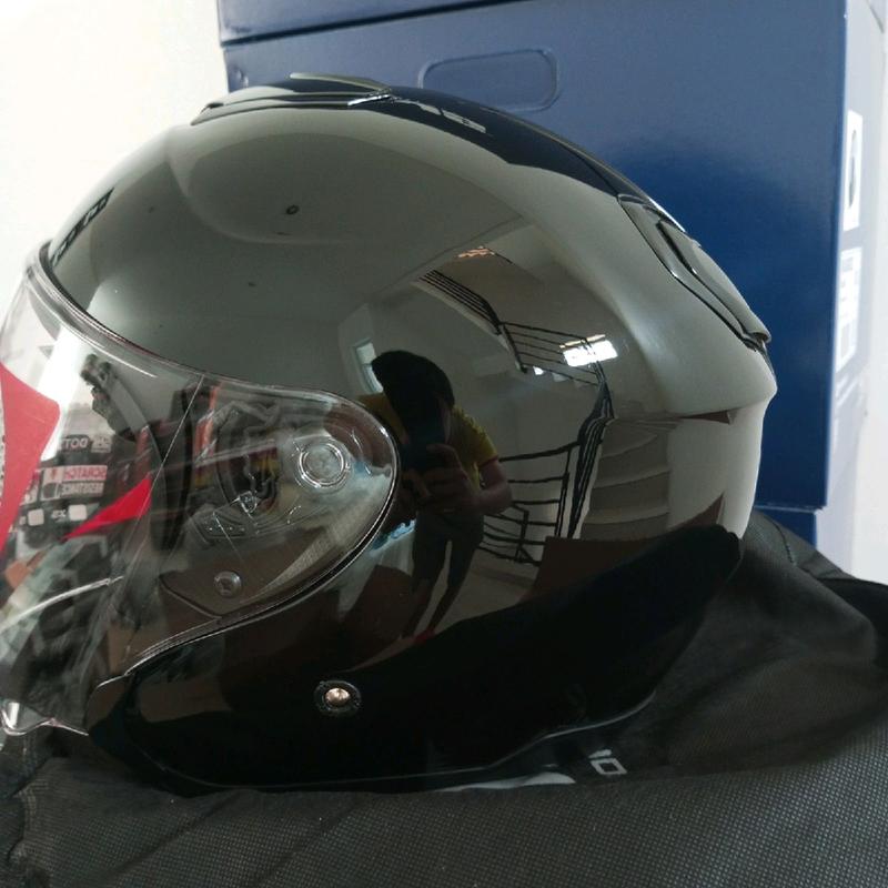 HELM KYT KYOTO R SOLID BLACK ORIGINAL 1