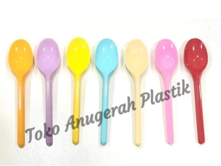 Sendok Puding STG/Sendok Teh Warna Merek CANDI HARGA 1 PACK ISI 50 PCS 4