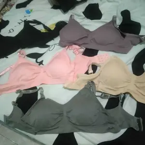 ANGEL MOMMY Bra Menyusui Jumbo Kancing Depan Tanpa Kawat Ibu Katun Bunda Bumil Busui Kucing Bayi Pakaian Dalam Katun Gesper Payudara 937