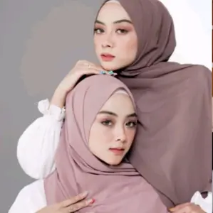 Pashmina Ceruty Standartt untuk Jilbab Muslim Kerudung Ceruti