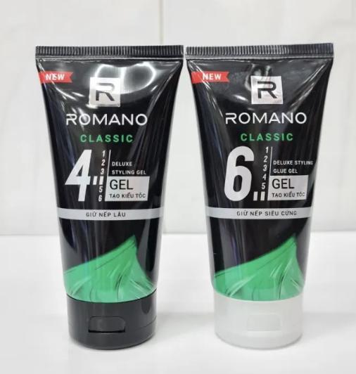 Gel Vuốt Tóc Romano Classic Số 4 6 Giữ Nếp Lâu Siêu Cứng Tóc