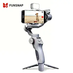 FUNSNAP Capture5 Gimbal Stabilizer HP 3 sumbu, AI Tracking Otomatis untuk Vlog & Live Streaming