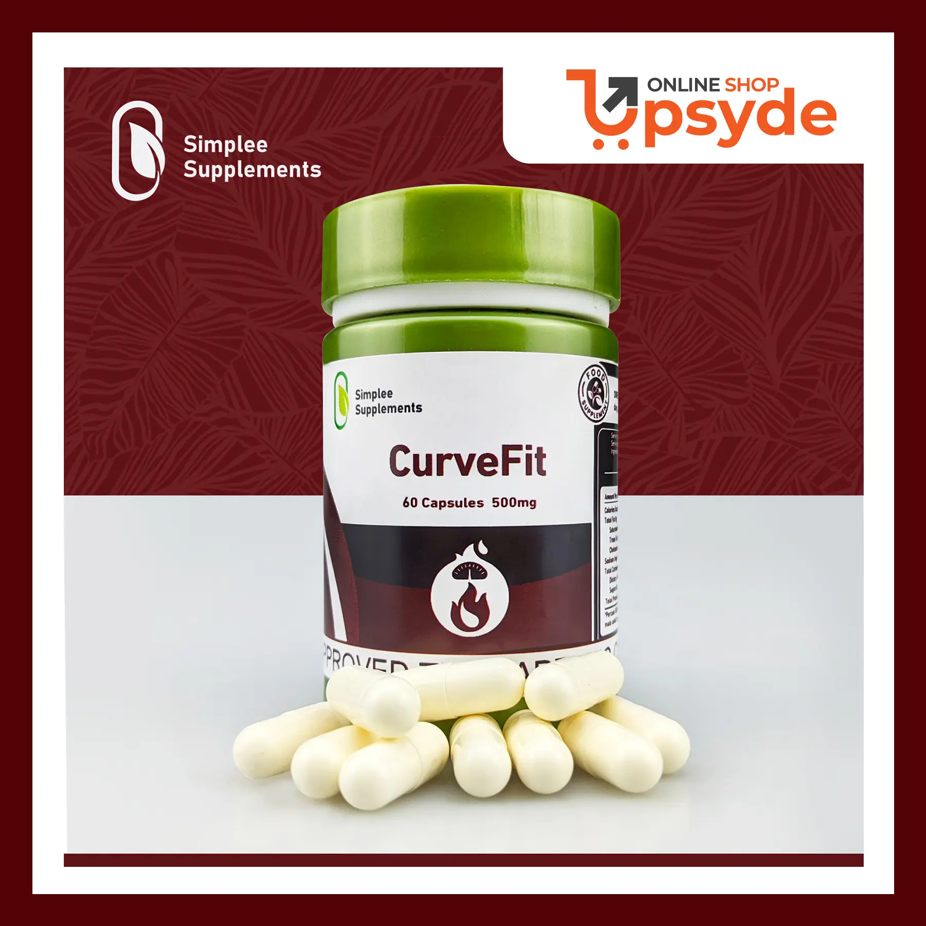 Simplee CurvFit Capsule Supplement - 500 mg, 60 Capsules - Healthcare ...