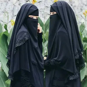 niqab yaman renda alya 2 polos lapis cadar yaman renda motif