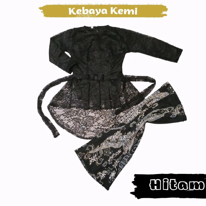 kebaya satu set brukat rok plisket untuk anak usia 4 sampai 14 tahun Fashion Cantik,kebaya modern,kebaya wisuda,kebaya anak perempuan. 0