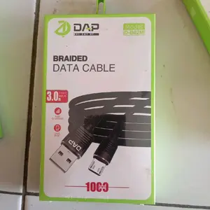 DAP Braided Data Cable Model D-B02M 3.0 Max A USB Sync Kabel Data Tahan Lama