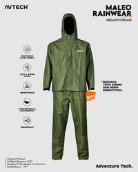 Gambar AVETCH - Jas Hujan Pria Wanita Raincoat Rainwear Mantel Outdoor Hiking Gunung Motor Waterproof Build Up - MALEO - Merah, M dari Avtech Adventure Technology Kota Administrasi Jakarta Timur 4 Tokopedia