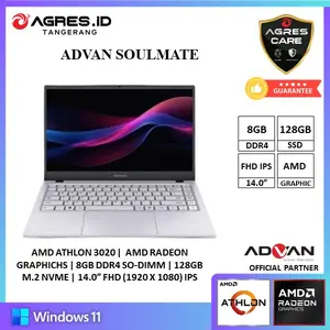 ADVAN SOULMATE X2 AMD 3020 8GB 128GB W11 14.0 IPS