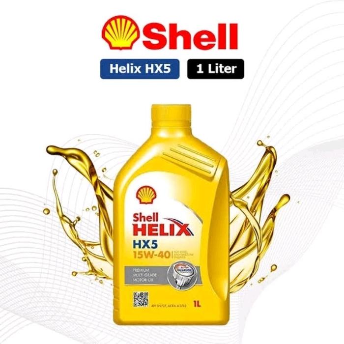Gambar OLI SHELL HX5 SAE 15W-40 OLI MOTOR / OLI MOBIL ORIGINAL Asli Car Kendaraan Motorcycle Mesin dari FIRANI MOTOR Kab. Gresik Tokopedia