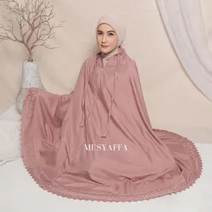 MUSYAFFA - Mukena Dewasa Lasercut Maudy 2in1 Bawahan Cantik MUKENA DEWASA