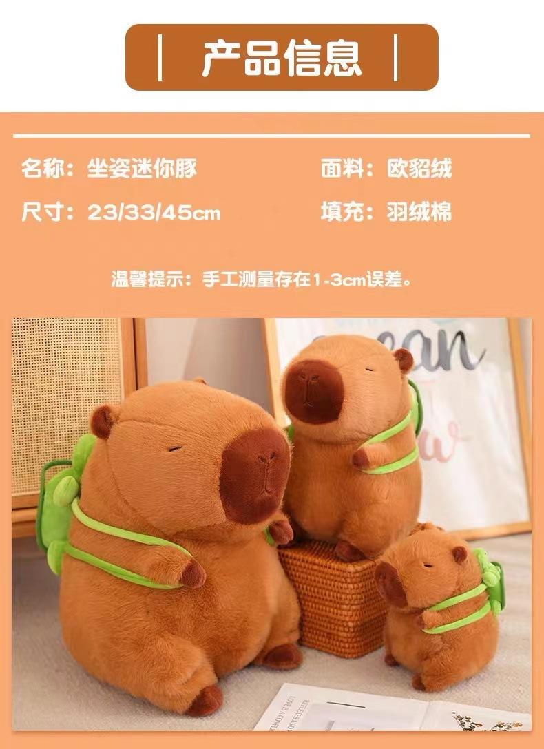Product Introduction of Gấu bông Capybara, Bộ trưởng Ngoại giao, siêu đáng yêu 2