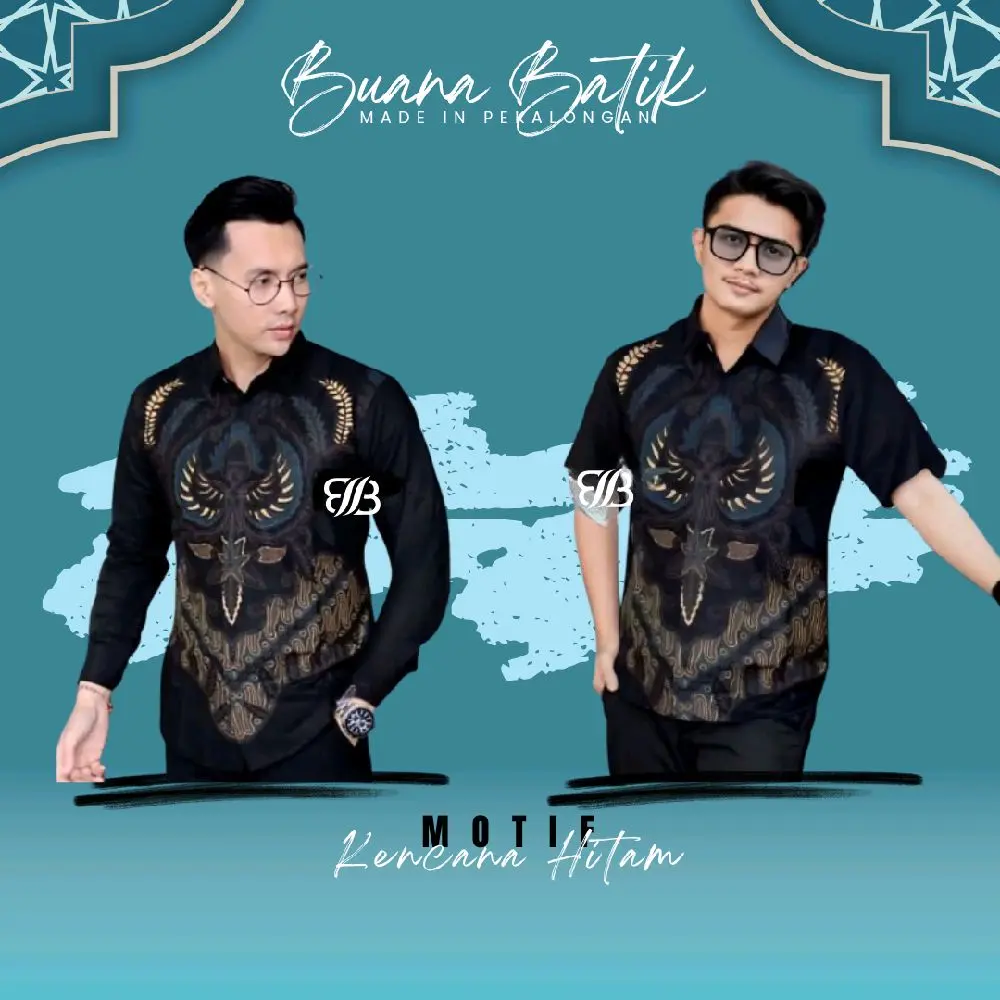 BATIK KEMEJA PRIA MOTIF KENCANA PREMIUM ADEM HALUS