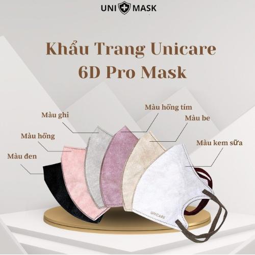 [XẢ KHO GIÁ SỈ] Combo 150 Chiếc Khẩu Trang 6D Unicare Mềm Mại Thoáng Khí, Kháng khuẩn, Dây Đeo Cải Tiến Mới, Phụ Kiện Thời Trang Women, Móc Khóa