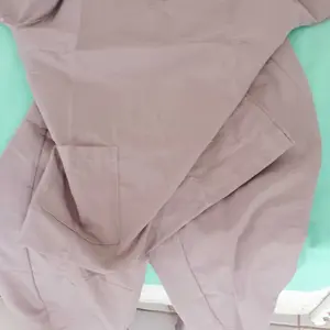 Set Baju Scrub Medis Setelan Seragam Jaga Perawat Dokter Rumah Sakit Lengan Pendek Size M L XL XXL / 36380