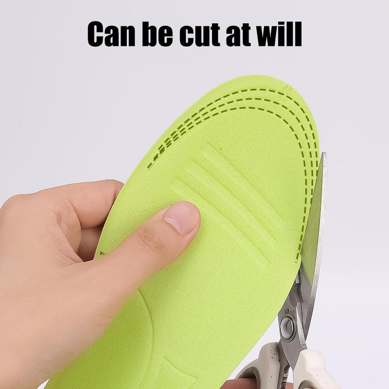 Product Introduction of 1 Pair Memory Foam Insoles Men Women Nano Deodorization Insole Sweat Absorption Sports Running Insoles 20