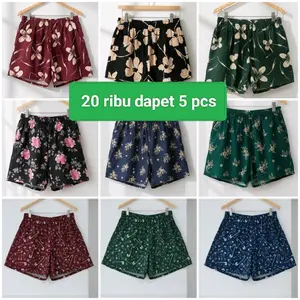 [promo 5pcs] celana pendek kolor  Katun30 ribuan dapet 5 pcs bahan adem muat BB 40-75