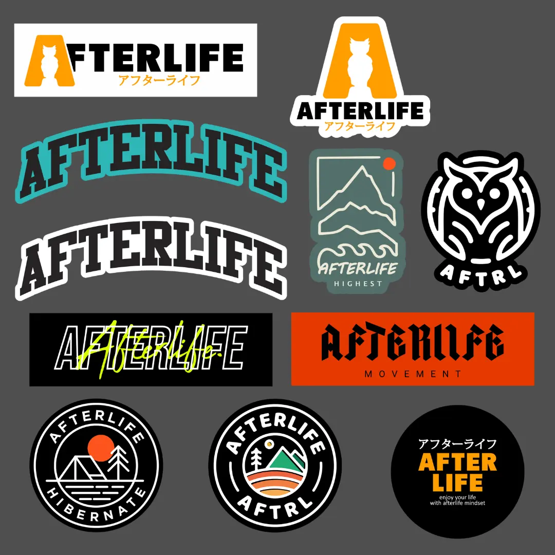 Stiker Pack Variasi Baru AFTERLIFE - Paper