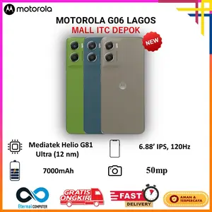 Motorola Moto G06 Power [4/128GB] [8/128GB] | MediaTek Helio G81 Extreme | 50 MP Camera | 7000 mAh | Garansi Resmi - NON BUNDLE, LAUREL OAK