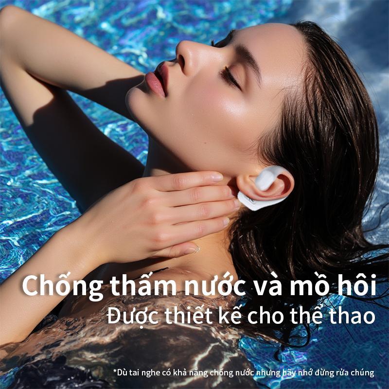 Tai nghe Bluetooth không dây Sangean SE01, Thích hợp cho các môn thể thao ngoài trời, Chống mồ hôi và chống mưa, Không đau khi đeo trong thời gian dài, Chip 5.3, Chất lượng âm thanh HiFi, Thời lượng pin 48 giờ, Giao hàng trong nước 5