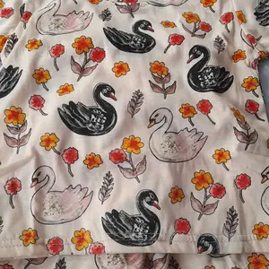 LITTLEVIN SETELAN ANAK PEREMPUAN FULL MOTIF CREAM SERIES KARAKTER 0-5 TAHUN