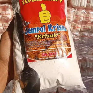 tepung crispy cap jempol Krisna 1KG free sendok