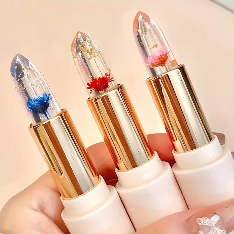 Bộ Son Môi Lì Hoa Khô, Nhiều Màu Sắc, Không Dính, Không Lột, Lâu Trôi, Không Thấm Nước, Chống Mồ Hôi, Nuôi Dưỡng Sâu, Thích Hợp Cho Học Sinh, Trang Điểm Màu, Kháng Khuẩn, Màu Cam, Mềm Mại 1